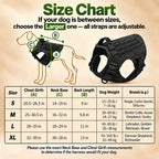 Tactical No Pull Dog Harness with Handle, Front & Back Clip, Metal Buckles, Reflective