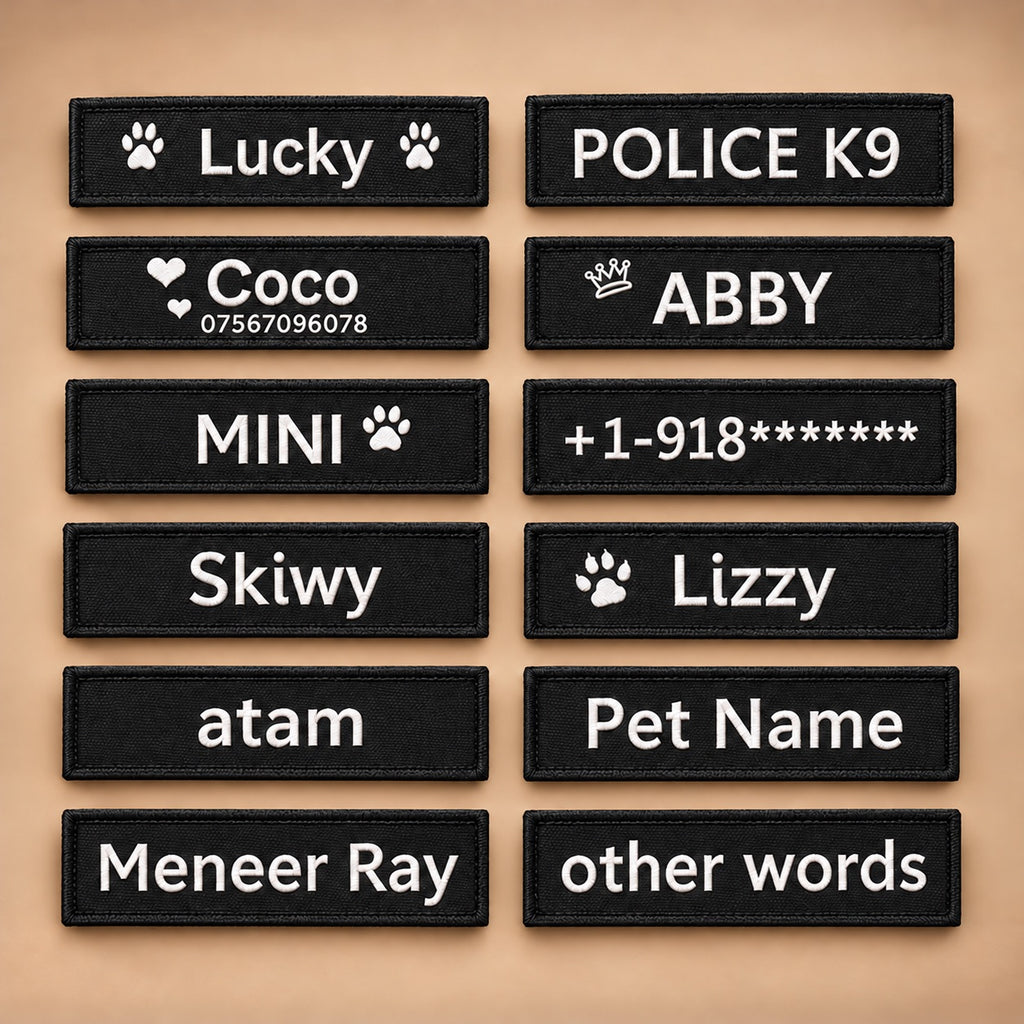 Custom Name Dog Patch