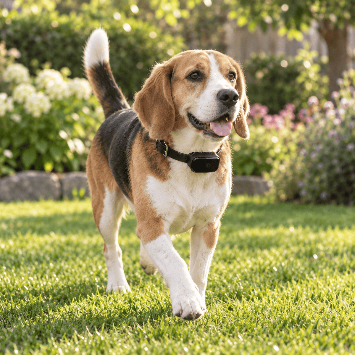 GPS Dog Fence Collar – Wireless Geofence Training Collar with App, Vibration & Static Correction, IP68 Waterproof