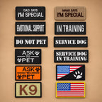 Dog Harness Patches Set of 12 Pieces